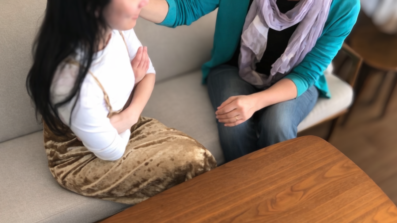 カウンセリングを受ける女性